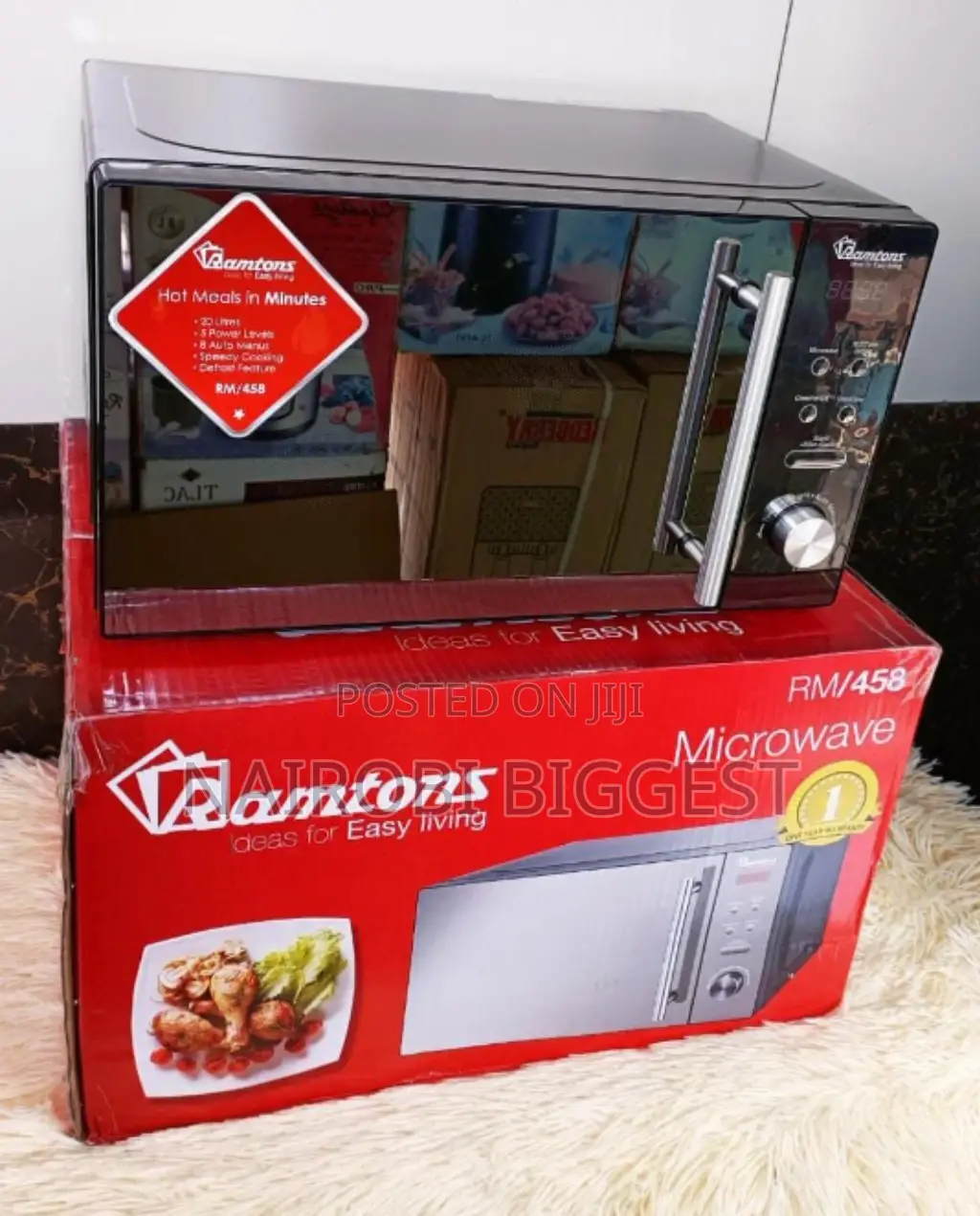 Quality Smart Ramtons 20litres Digital Microwave Rm 458