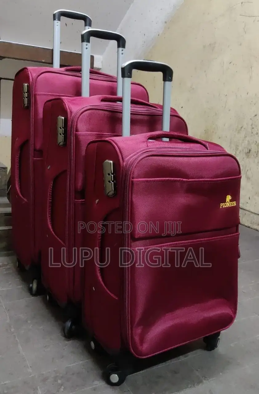4 Wheels 3 Piece Pioneer Suitcase