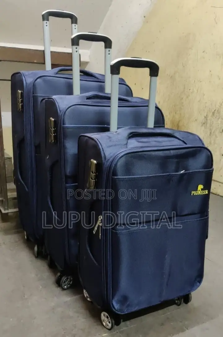4 Wheels 3 Piece Pioneer Suitcase