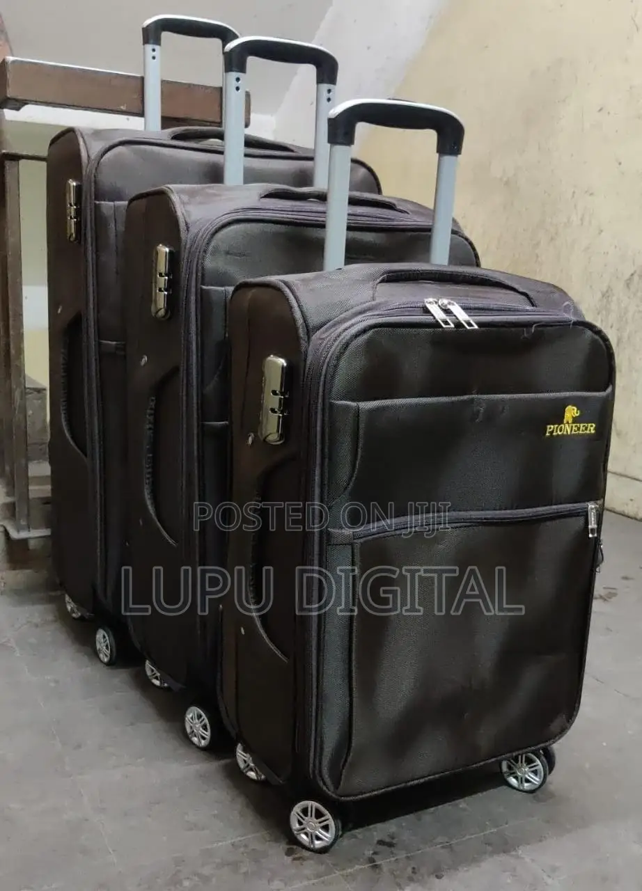 4 Wheels 3 Piece Pioneer Suitcase