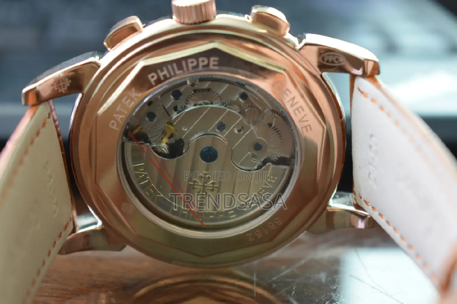 Patek Philippe Perpetual Calendar Rose Gold Brown Straps