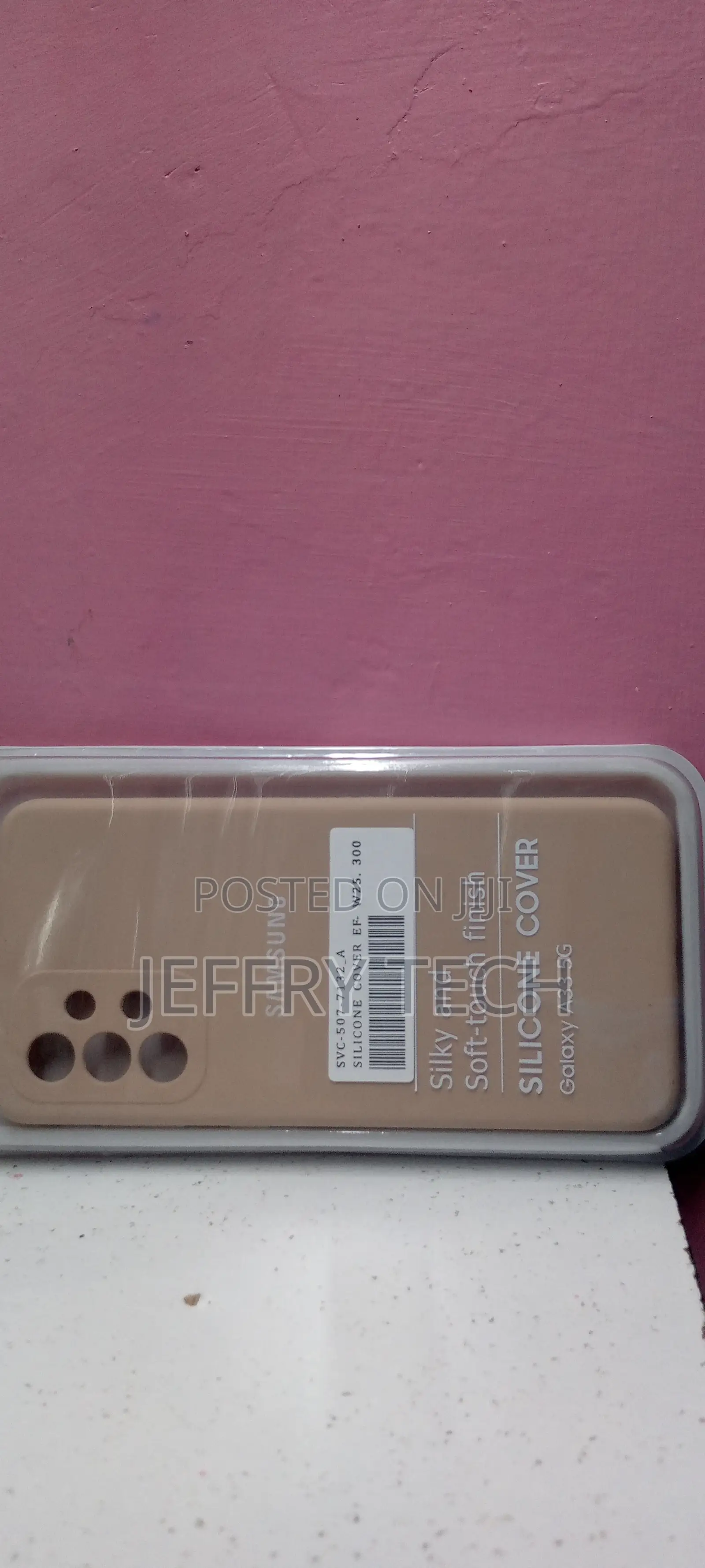 Silicone Case Lace Samsung Galaxy A33 5G Nude