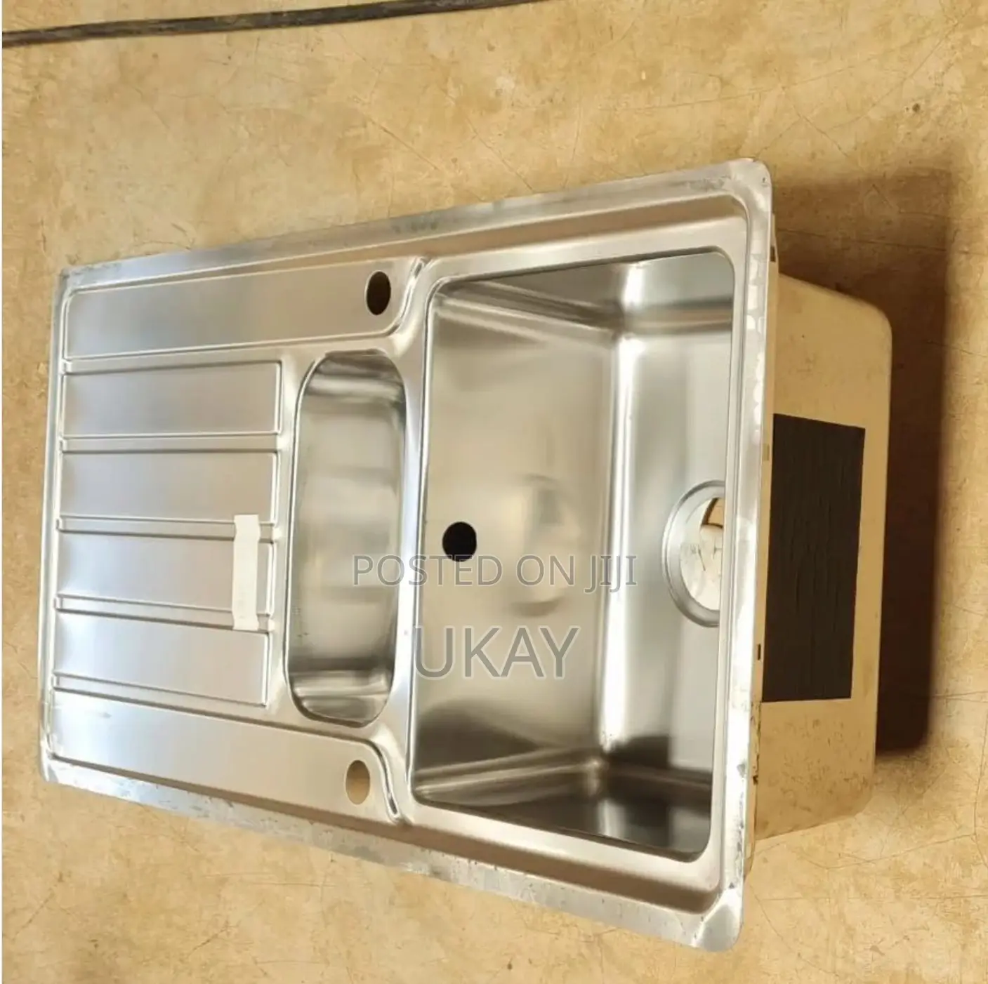 Uk-apollonia Stainless Steel 1.5 Bowl Sink Drainer.