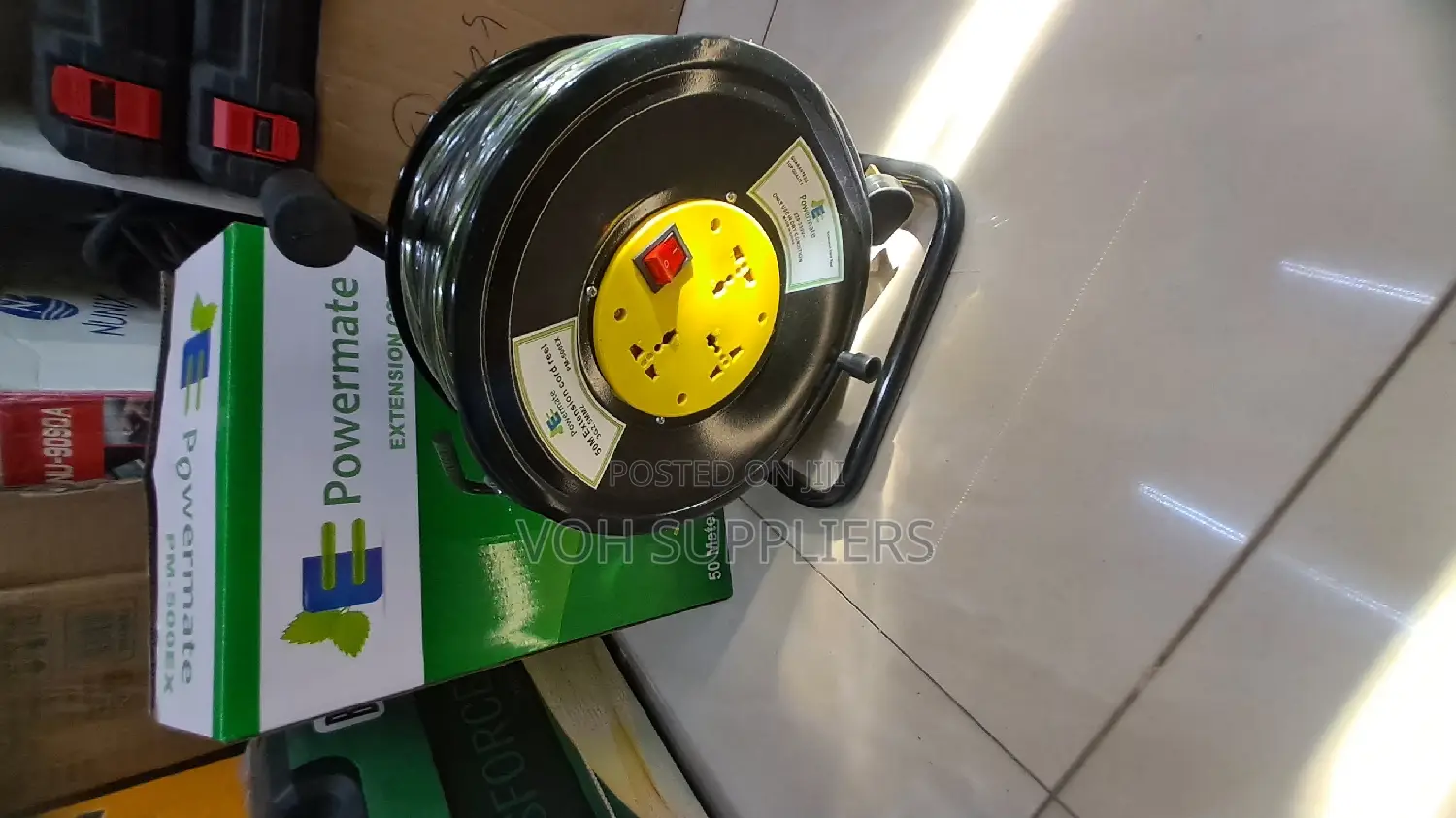 Power Mate Extension Wheeled Cable 50m 2.5mm