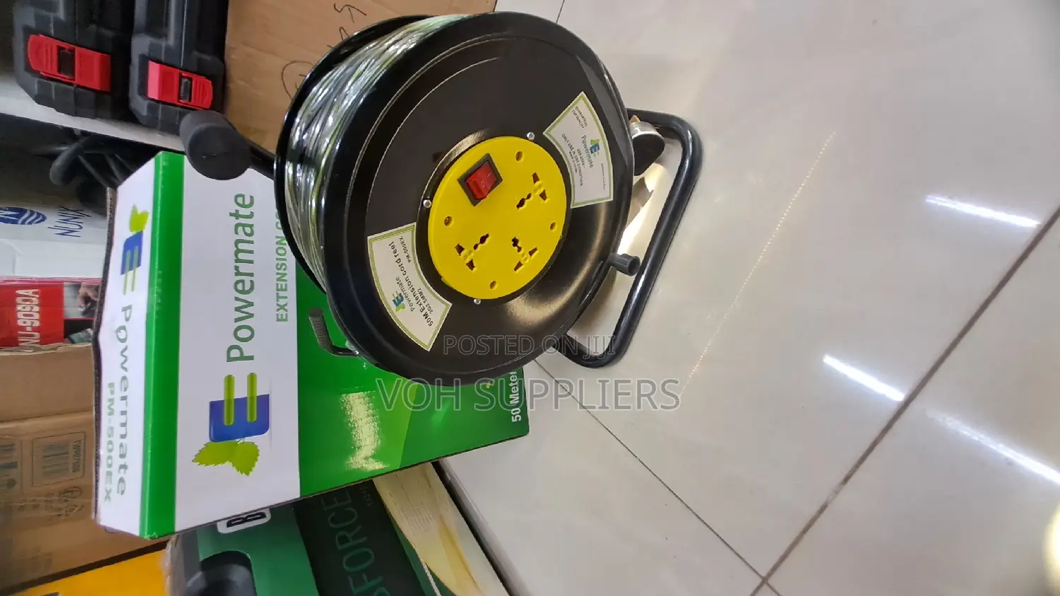 Power Mate Extension Wheeled Cable 50m 2.5mm