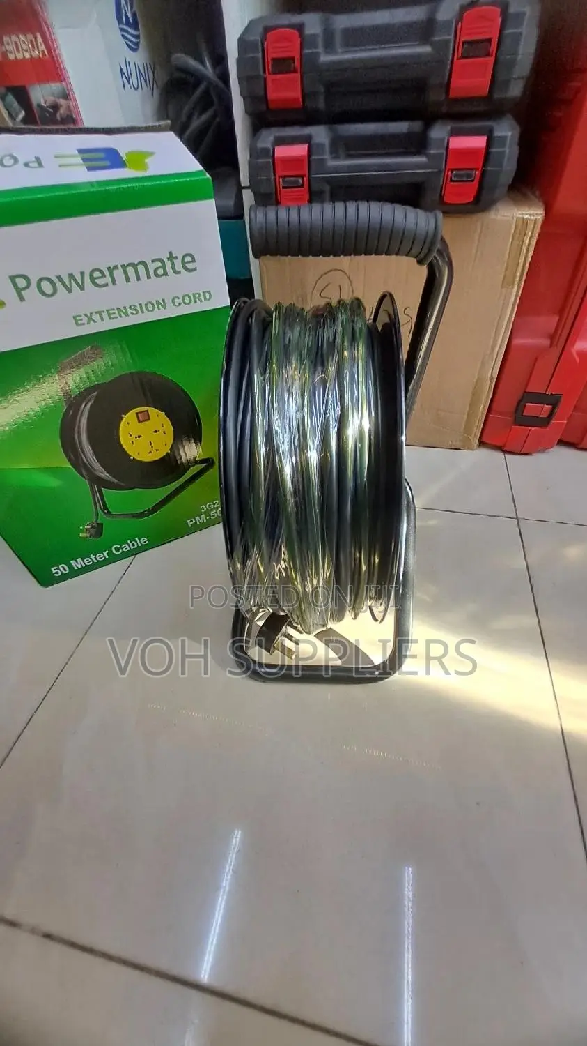 Power Mate Extension Wheeled Cable 50m 2.5mm
