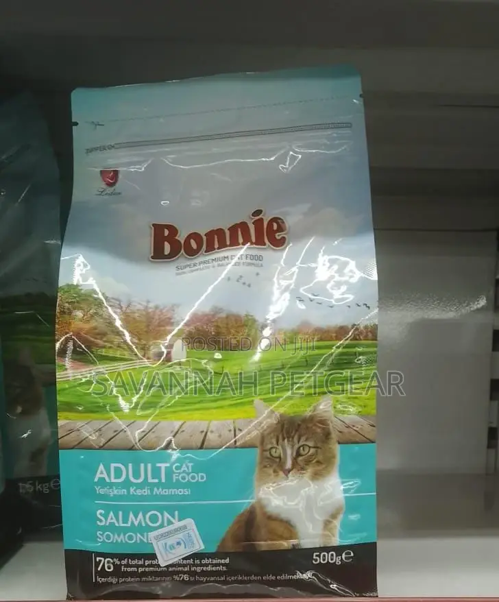 Bonnie Salmon Dry Adult Cat Food - 1.5kg