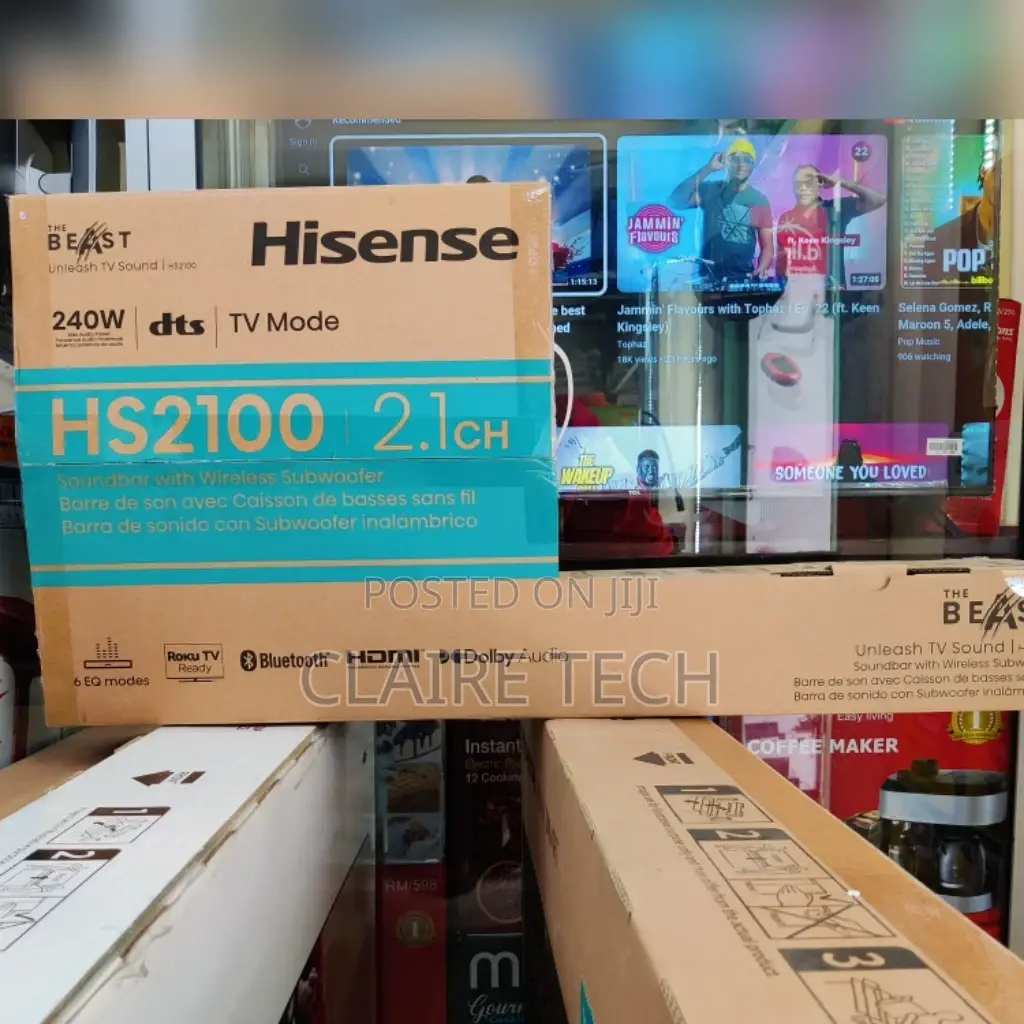2.1 Ch Hisense Home Theater System Hs2100