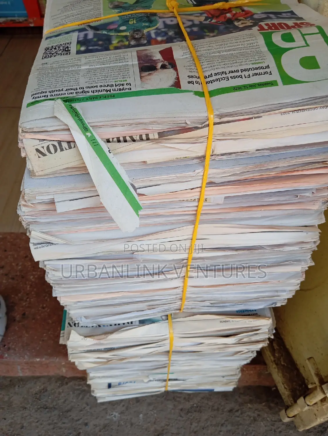 Used Gazette / Old Newspapers