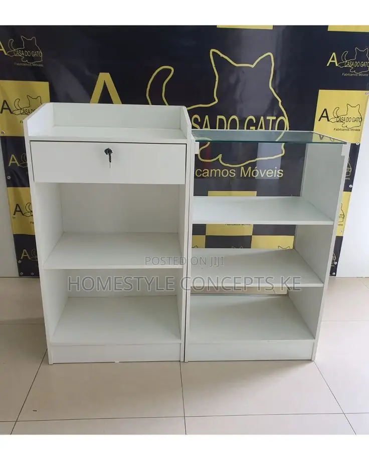 Shop Display Counter and Shelves Installation