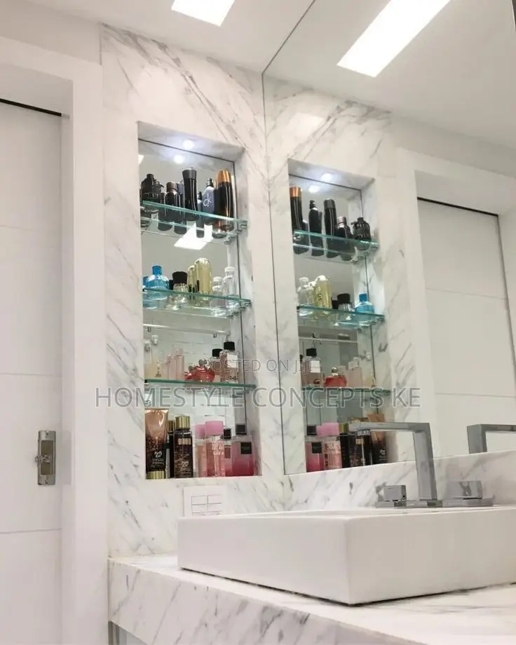 Glass Shelves and Display Cases Counters