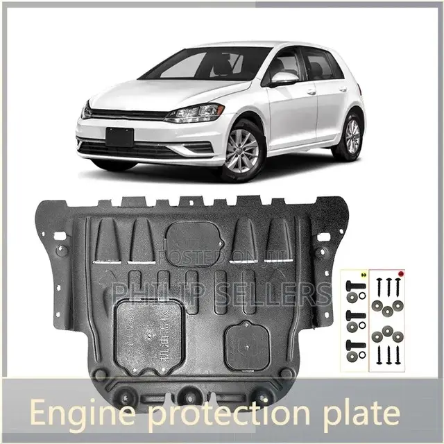 Engine Guard Board Splash Shield Mud Fender Plate Cover Blac
