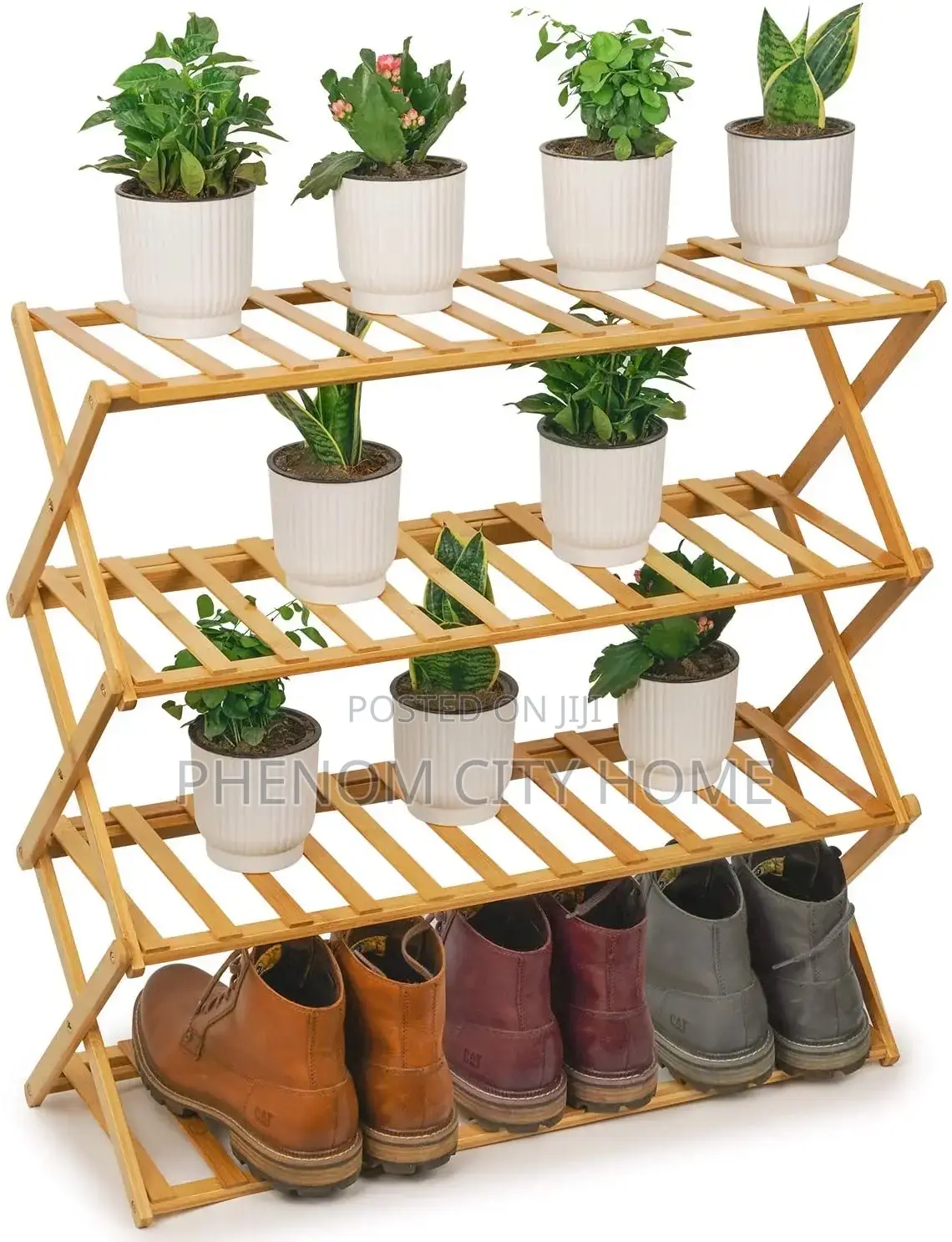 Bamboo Shoe Rack Stand