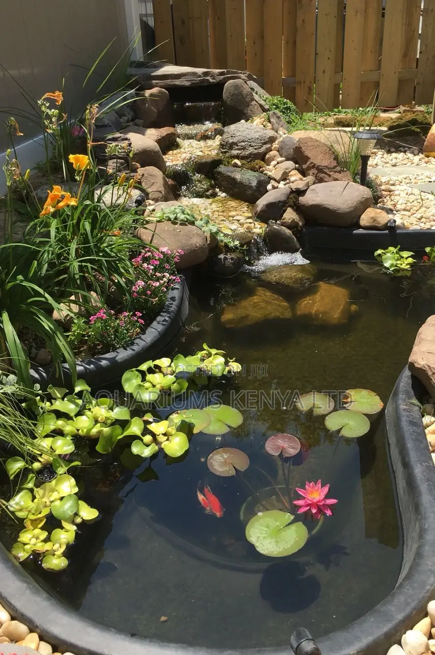 Garden Pond With a Natural Feel