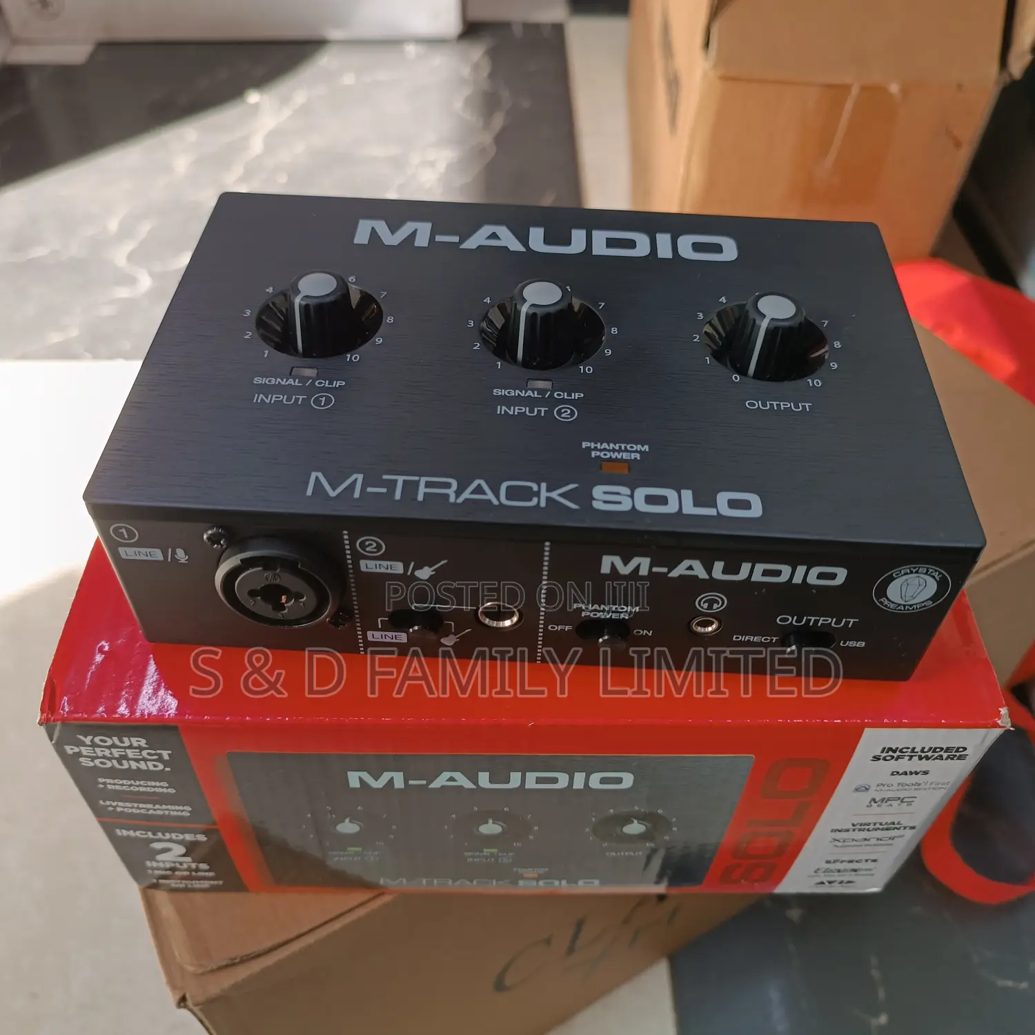 M-Audio M-Track Solo Soundcard