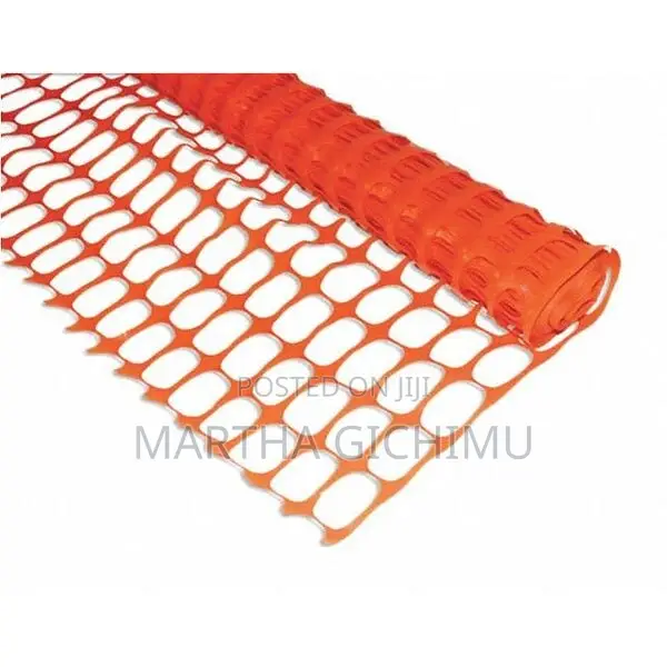 Orange Plastic Safety Net