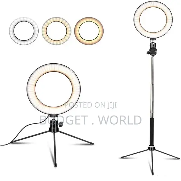 LJJ-36 Ring Light Full Kit 14" With Tripod'