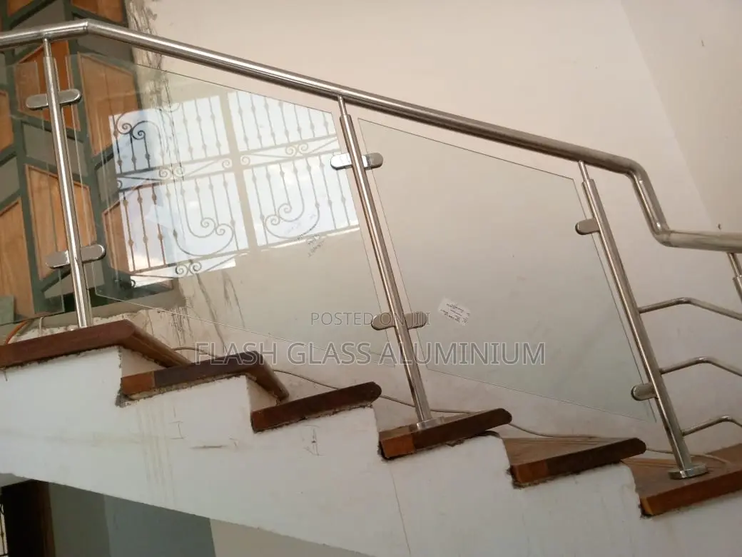 High Quality Glass Railing in Stainless Steel