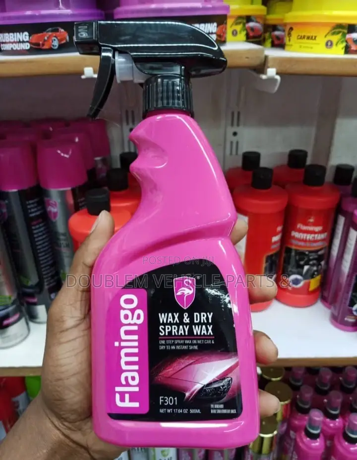 Spray Wax And Dry Spray On Wet Car Dry To Instant Shine Flamingo