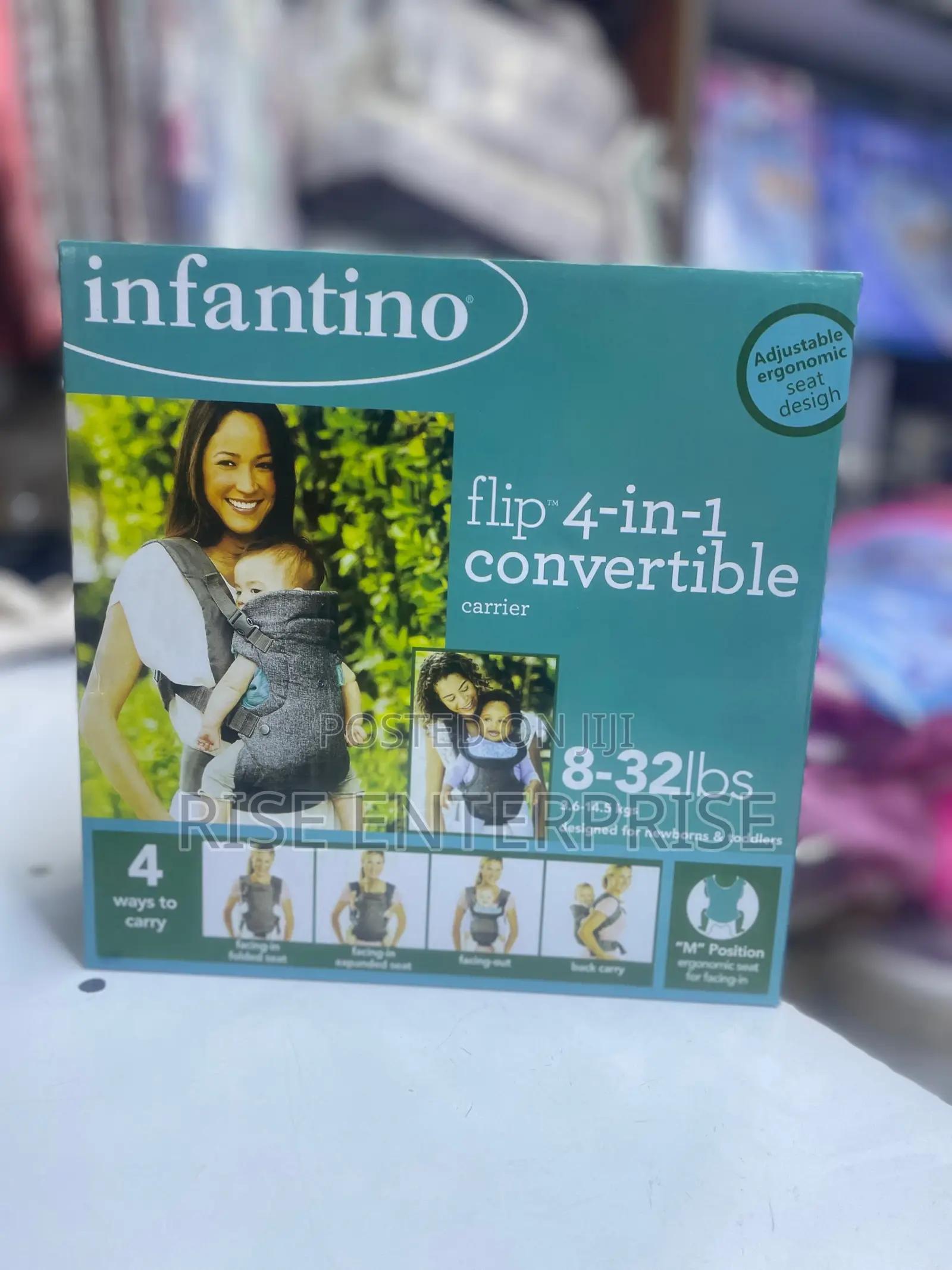 Infantino Flip 4 in 1 Convertible Baby Carrier