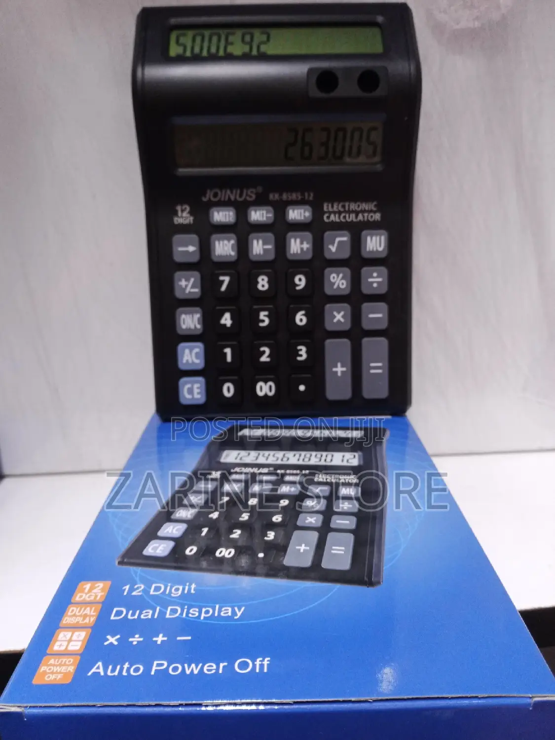 Electronic Calculator 12digits Digit Display Uses AAA Batt