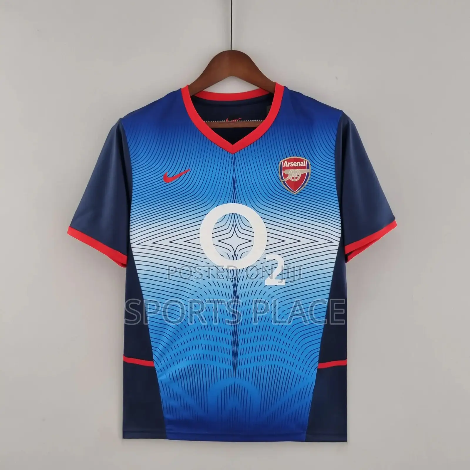 Arsenal Retro O2 Jersey 2002/03 Away Kit