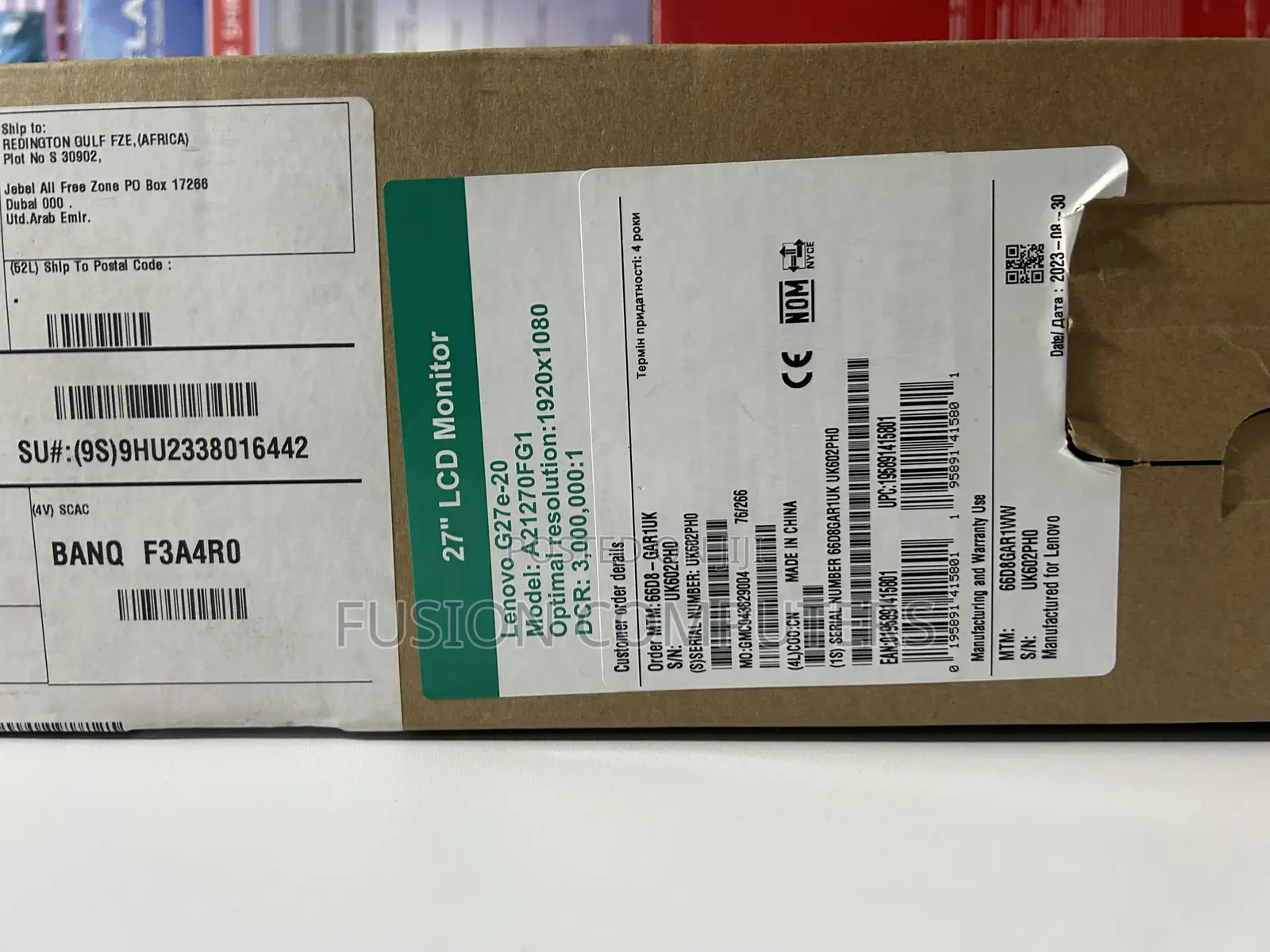 Lenovo G27e-20 27 Inch FHD Gaming Monitor
