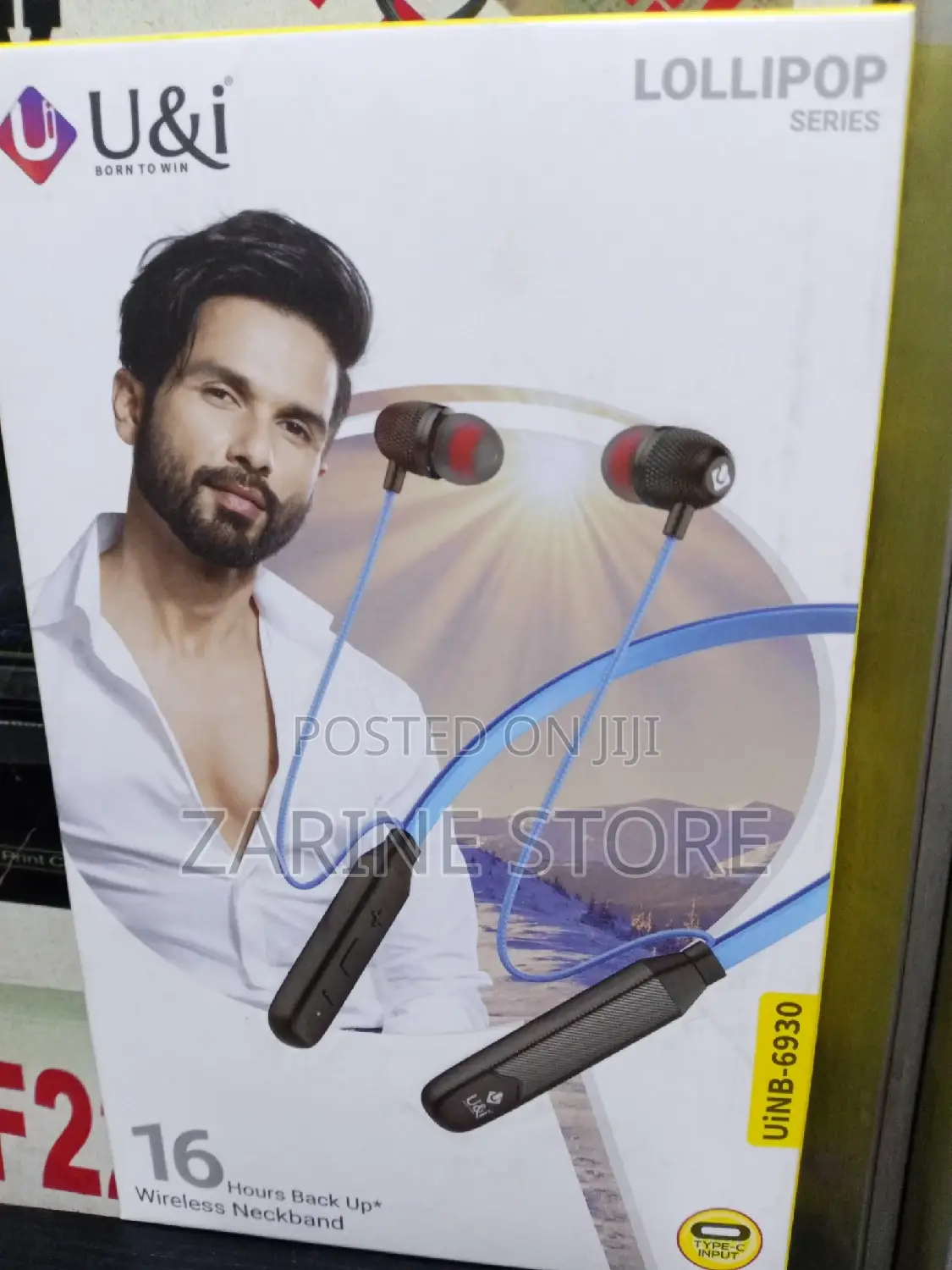 Wireless Neckband U I With Heavy Bass