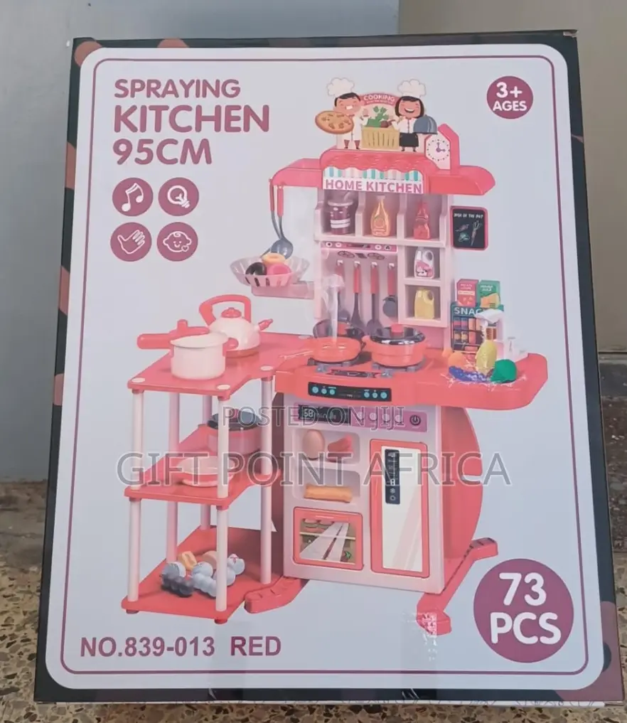 73 Pieces Spraying Kitchen Play Set for Kids
