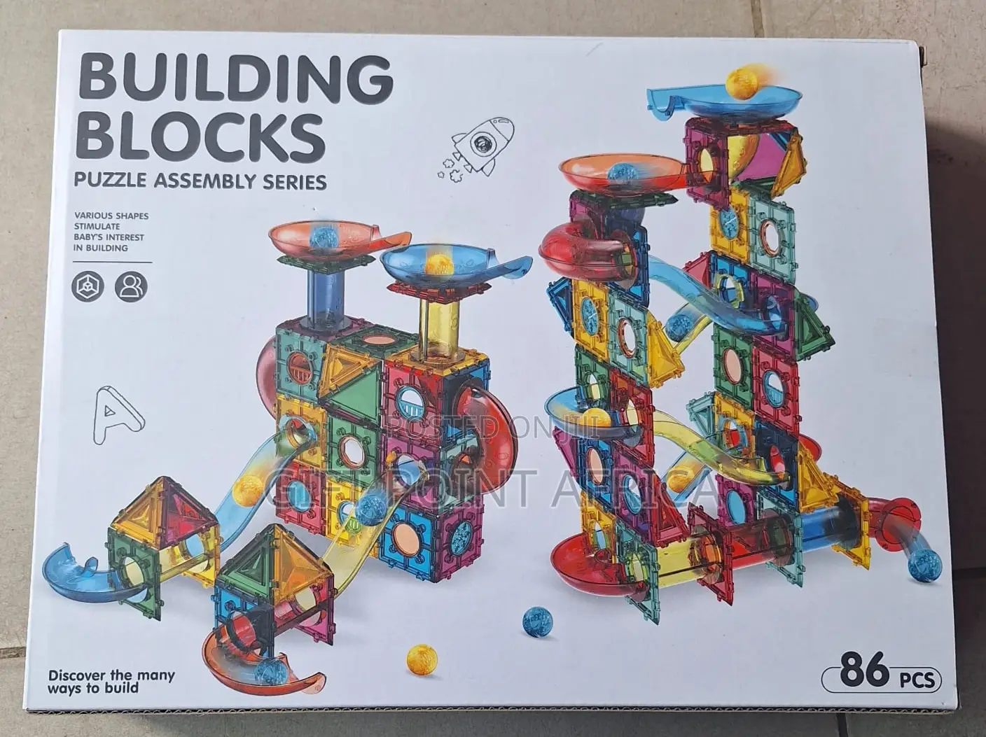 86pieces Puzzle Building Blocks for Kids