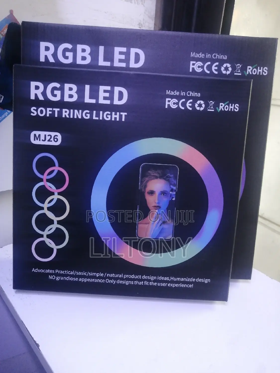 10" RGB Ring Light With 2mtrs Tripod