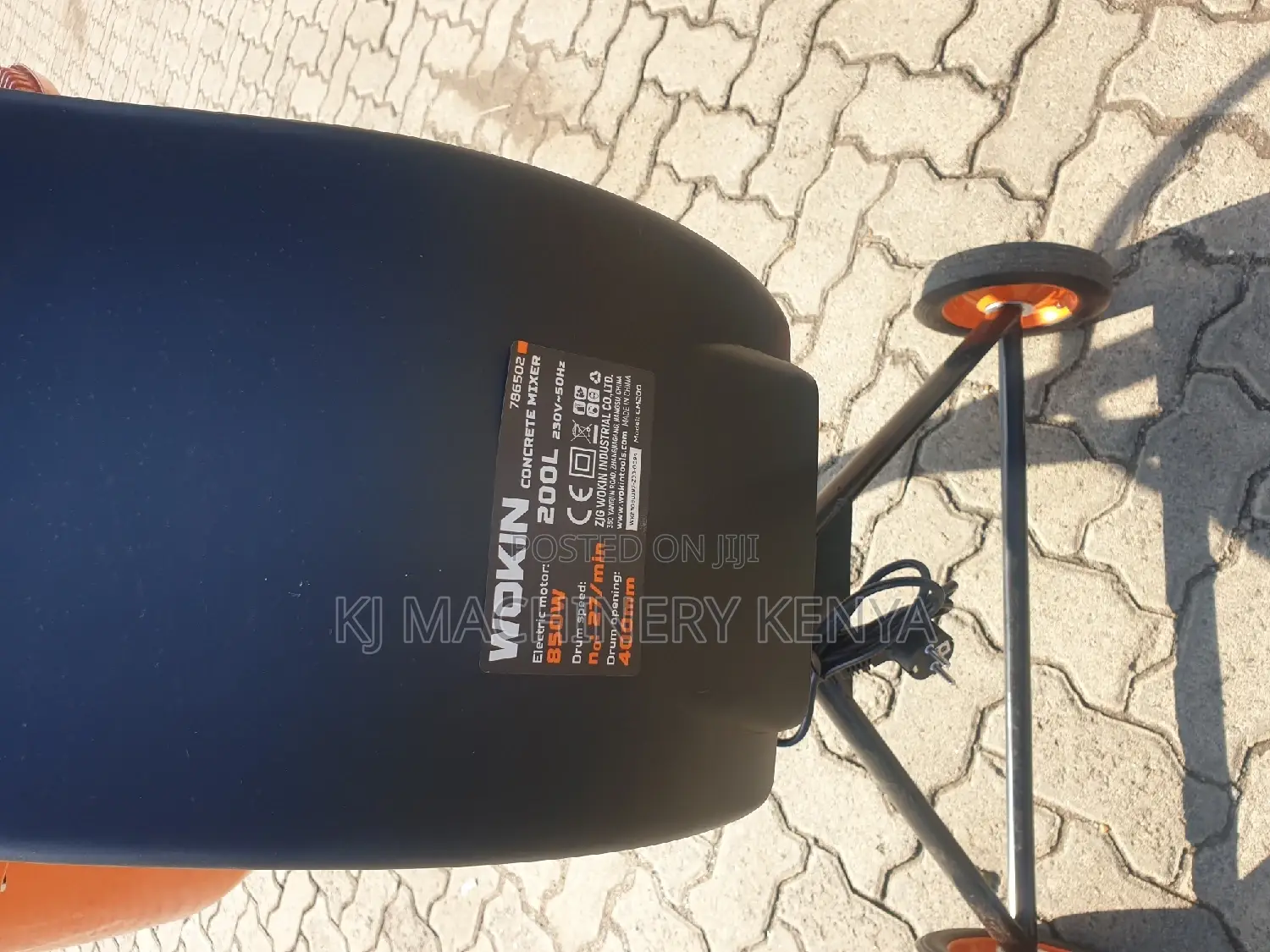 Electric Concrete Mixer 200l Wokin Brand
