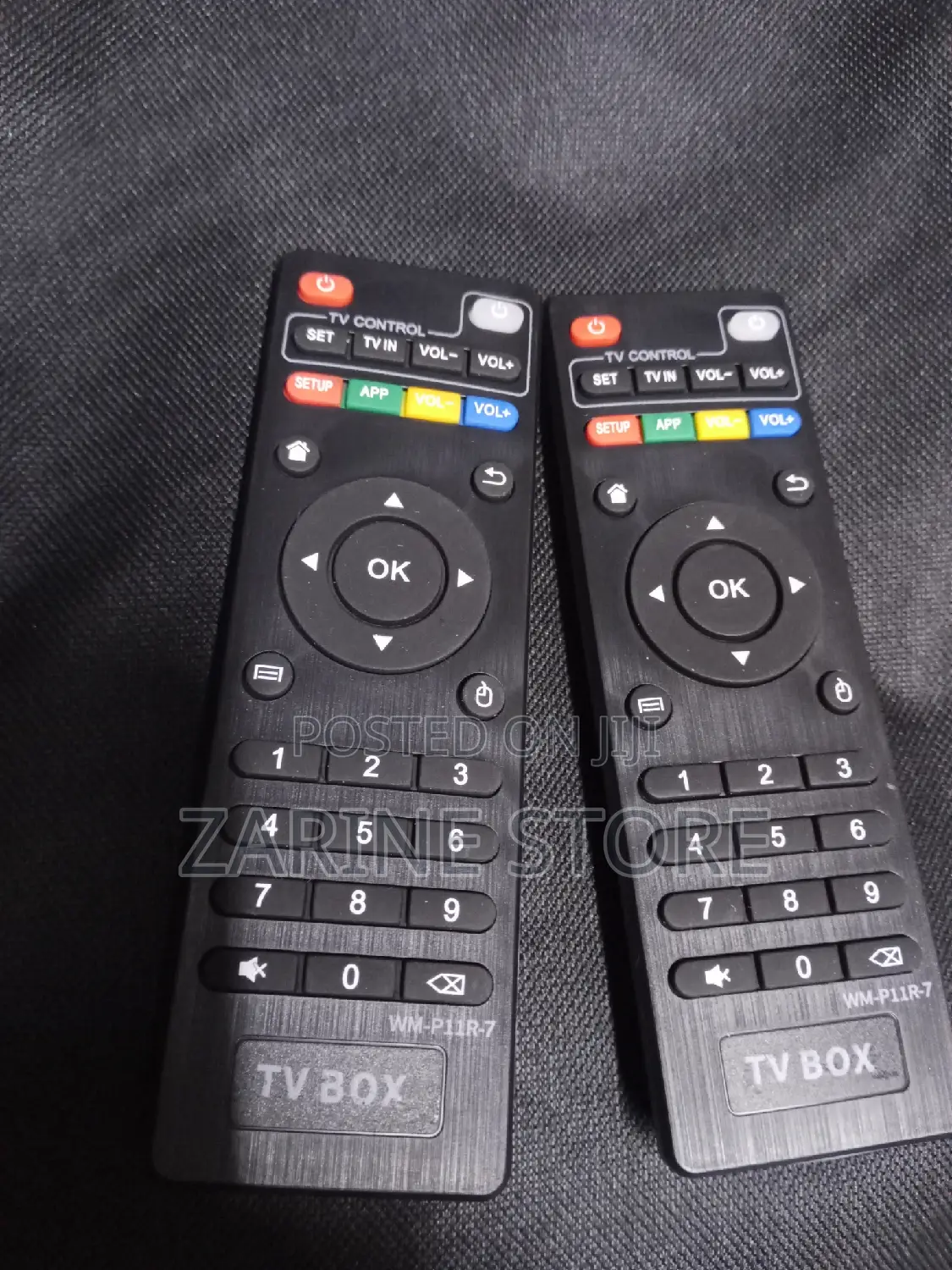 Original Tv Box Remote for MXQPRO Wm-P11r-7 + Free Batteries