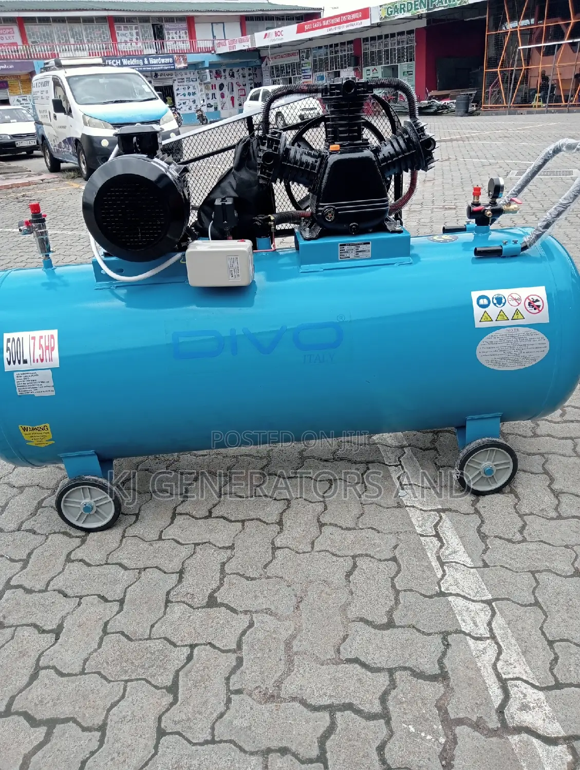 Air Compressor Heavy Duty 500litres 7.5hp