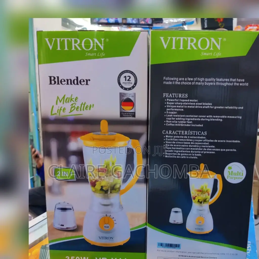VB Y44 Vitron 2 in 1 Blender and Grinder Machine