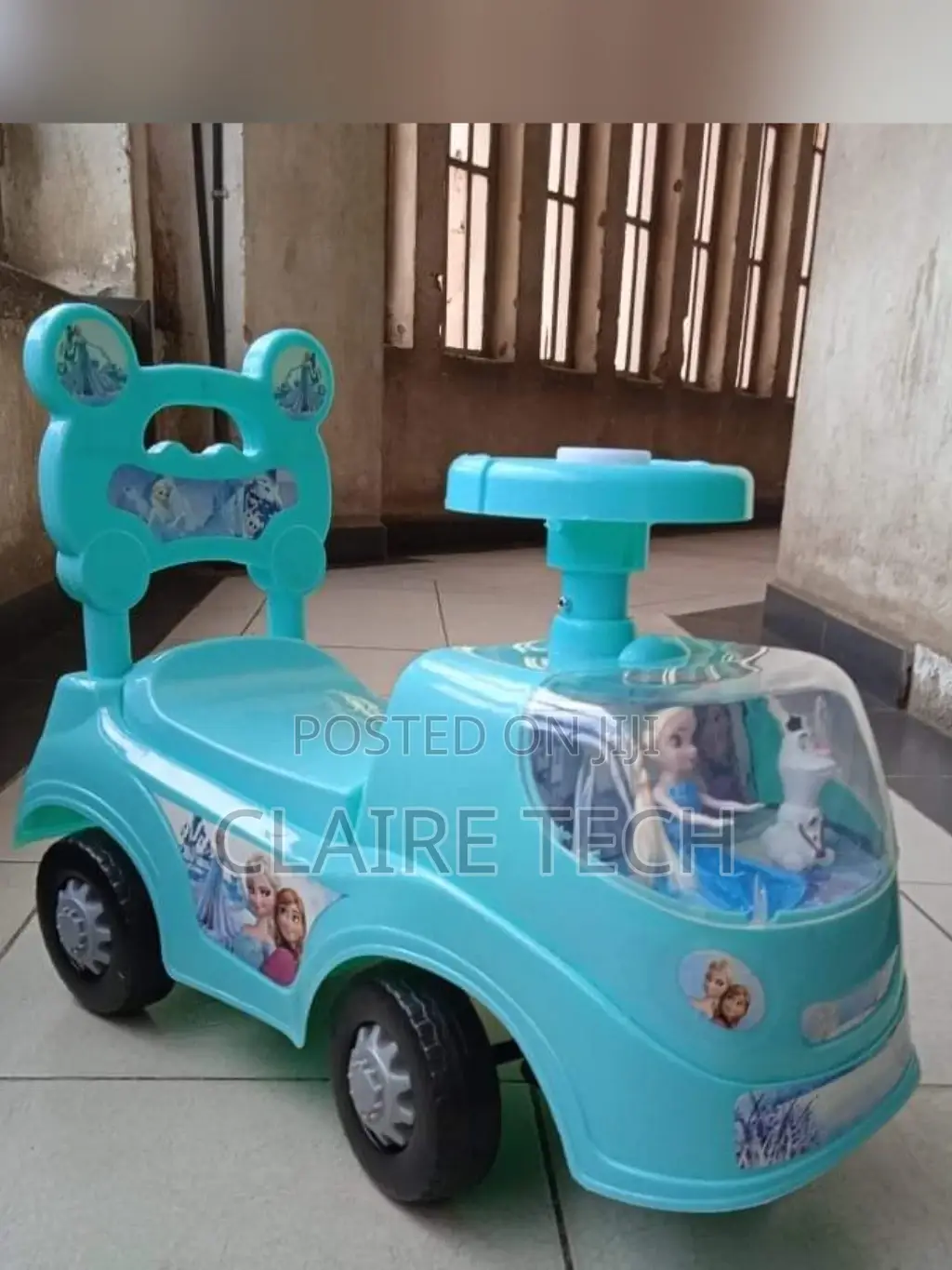 Blue Comfy Kids Push Car 