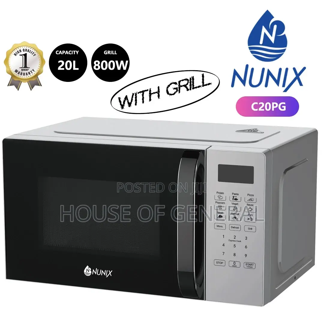 *Nunix Microwave With Grill Now Available
