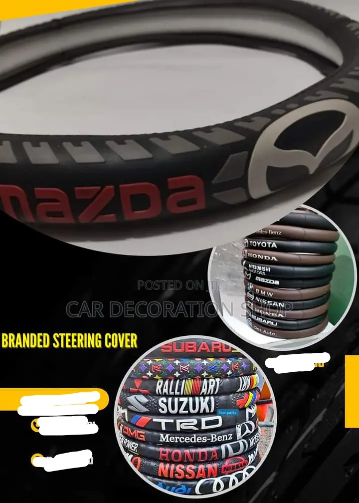 Different Models Rubber Branded Steering Cover