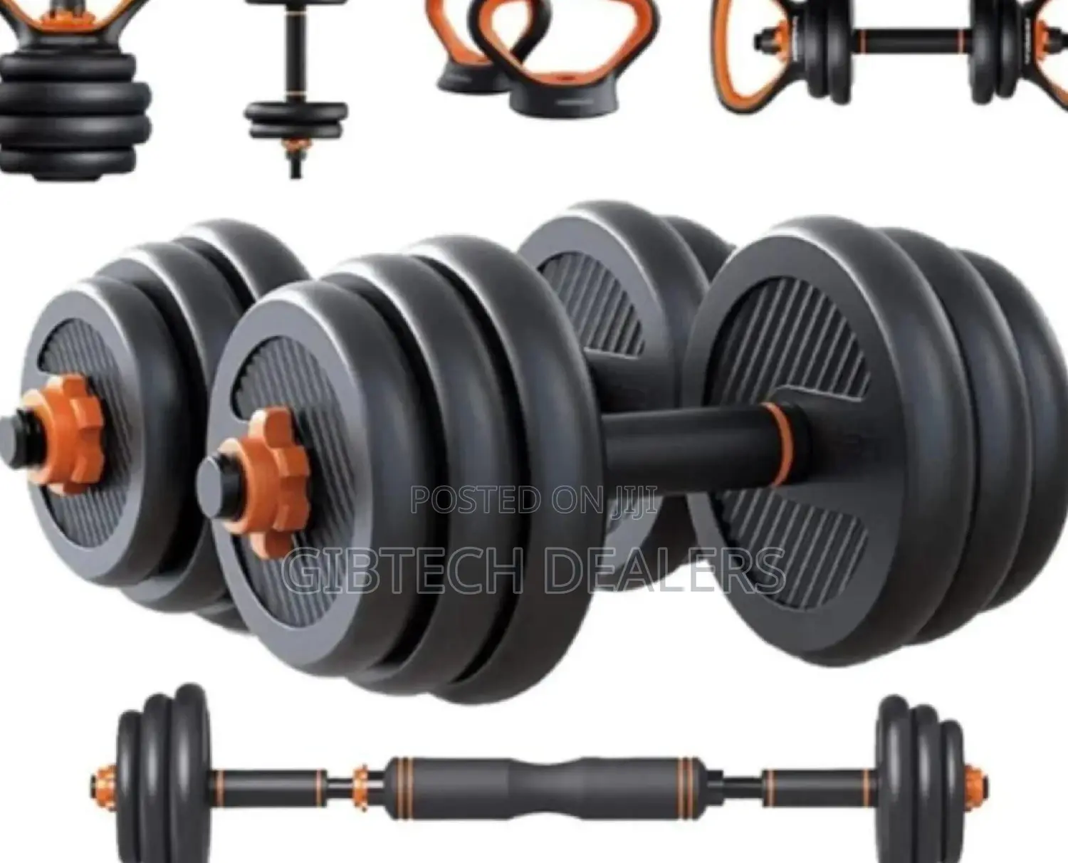 3kg 6 in 1 Dumbbells/Kettlebell