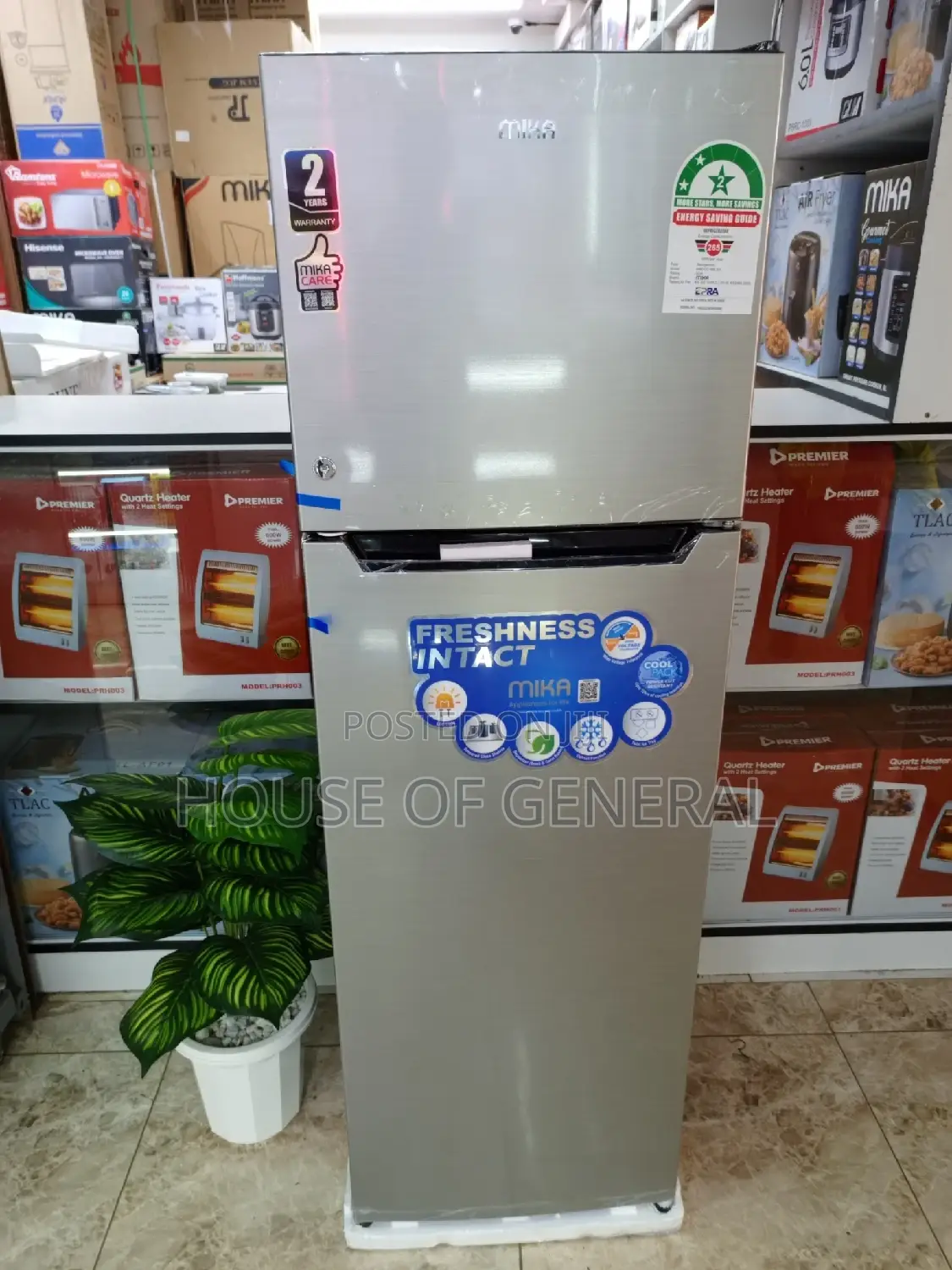  
Mika Fridges
168 Litres