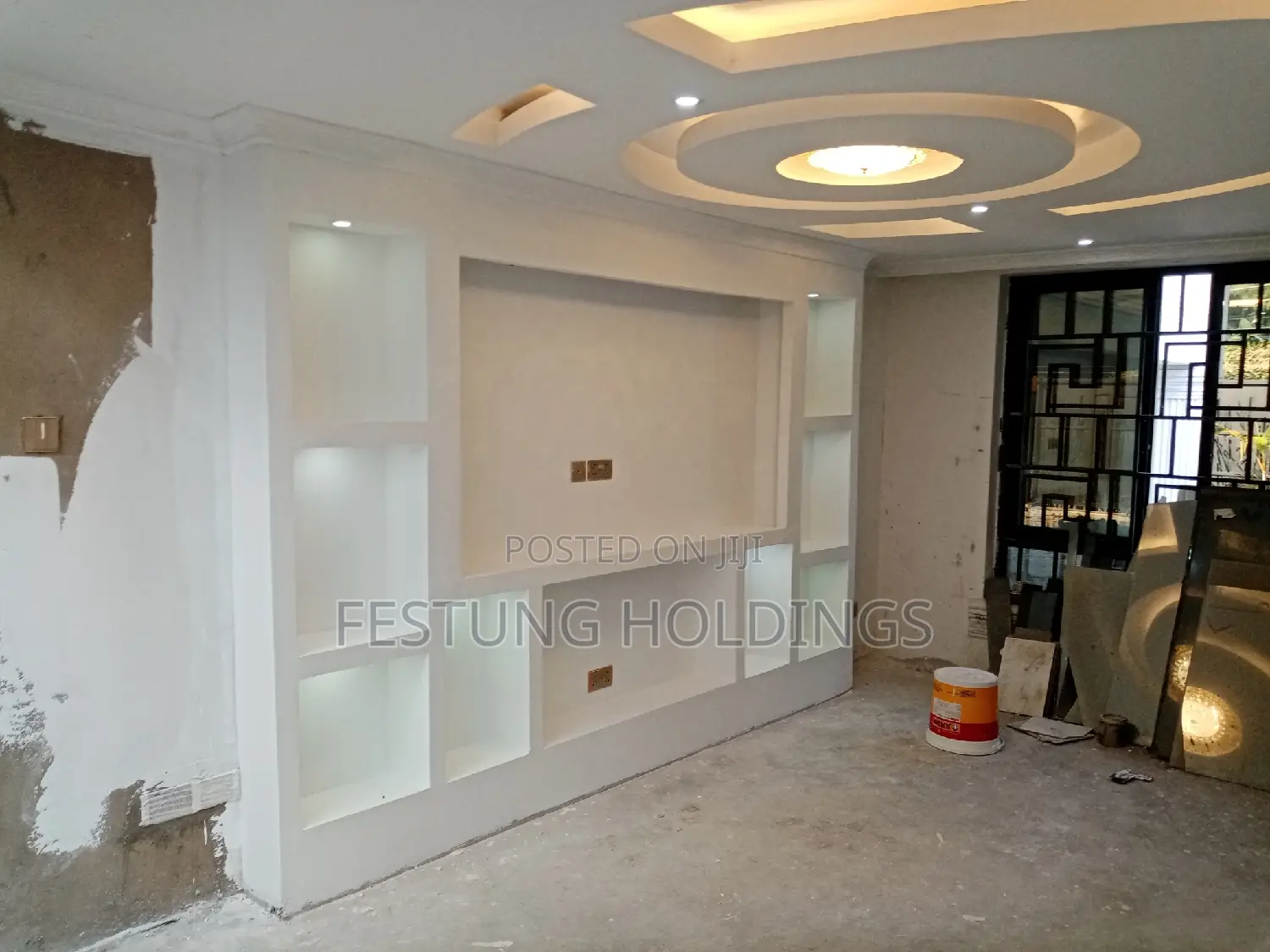 Fireplace Gypsum Wall