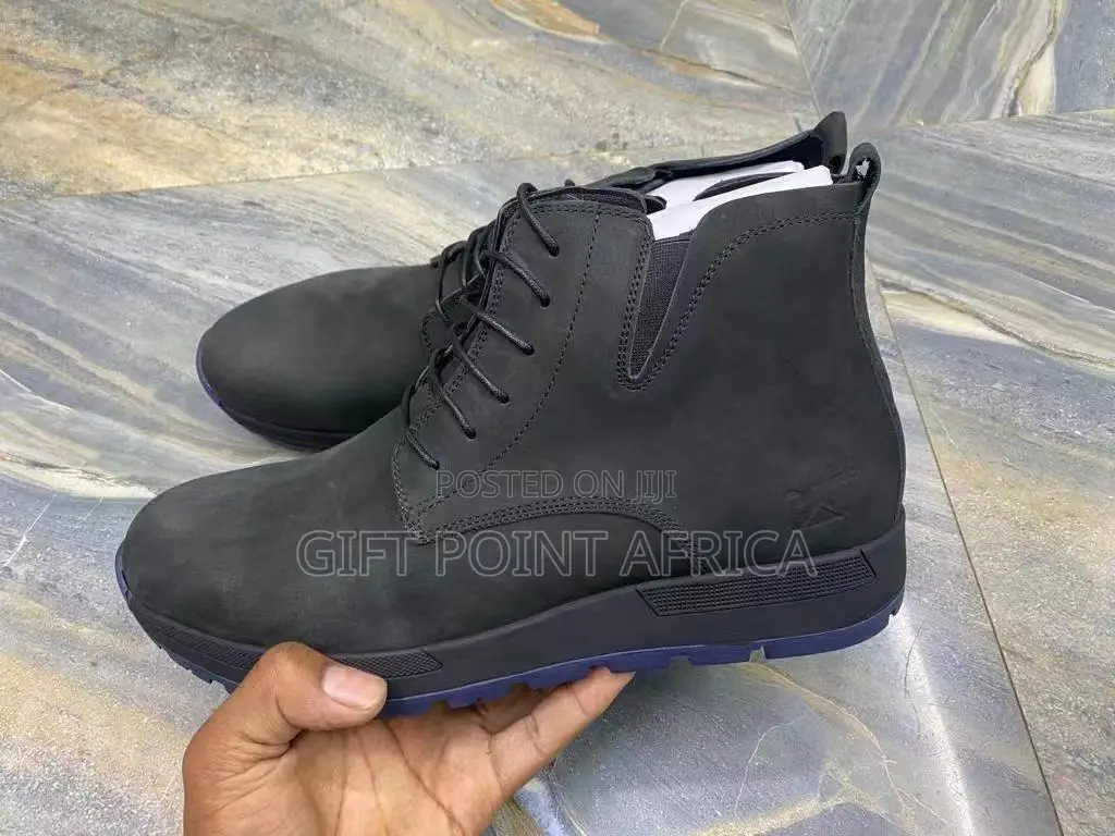 CAT Leather Boots for Men