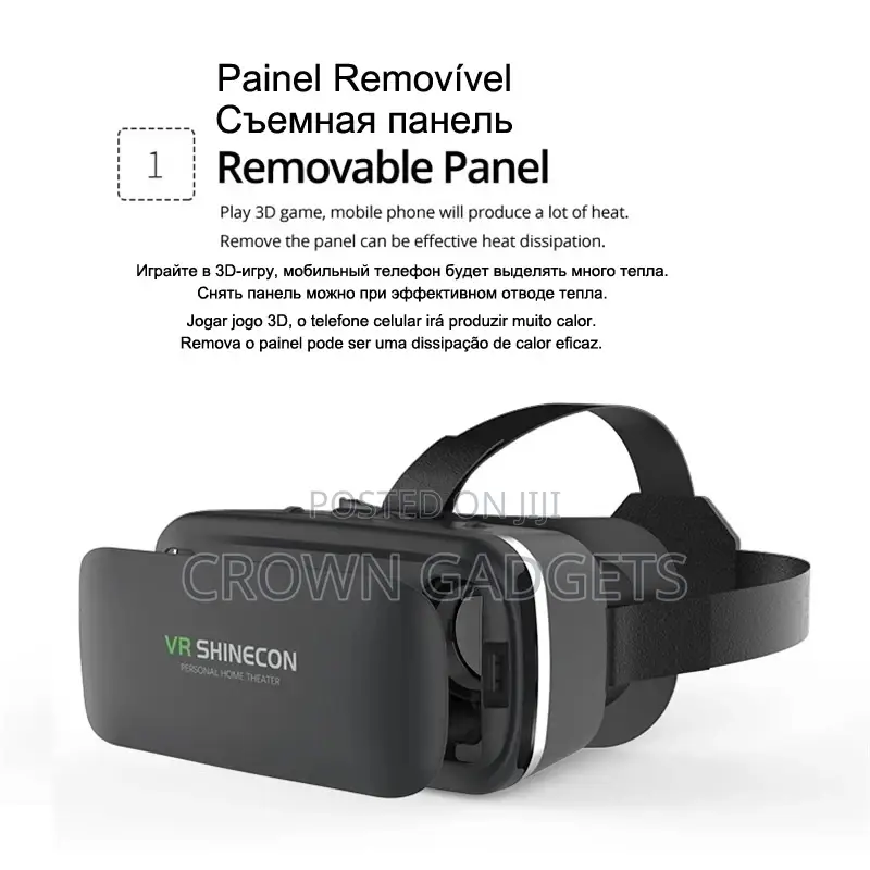 VR Virtual Reality Glasses 3D Goggles Headset Helmet