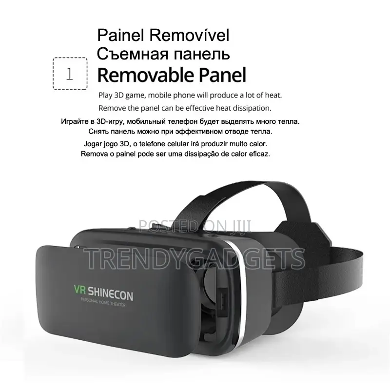VR Virtual Reality Glasses 3D Goggles Headset Helmet