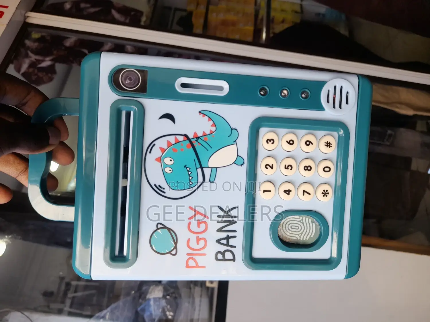 Piggy Bank Money Safe>Kids Safe Bank With Fingerprint Lock