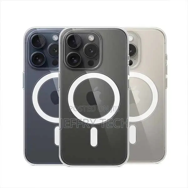 iPhone 15 Clear Magnetic Phone Case