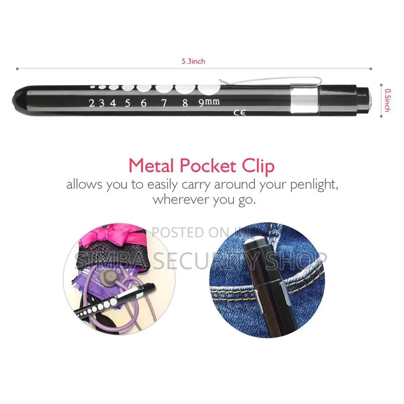 LED Pen Torch Battery Dental Doctor Nurse Clinical Student