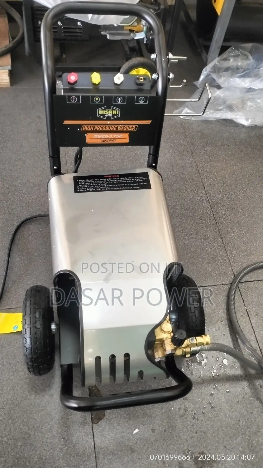 3450psi Hisaki Electric Carwash Machine.