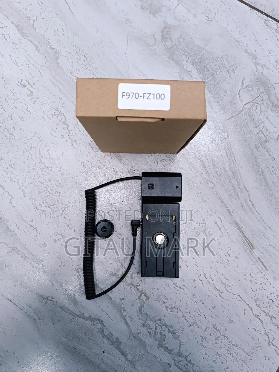 NP FZ100 Dummy to NP-F970 Battery Mount Plate Adapter