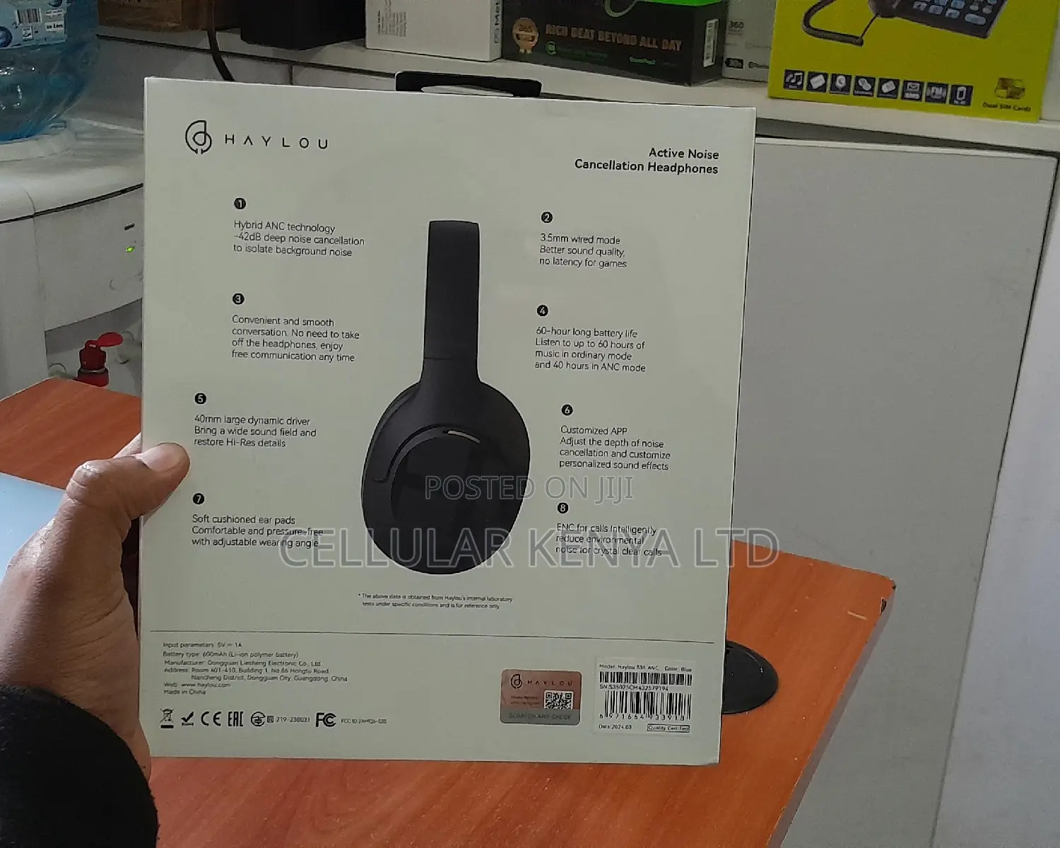 Haylou S35 ANC Over-Ear Noise Canceling Headphones